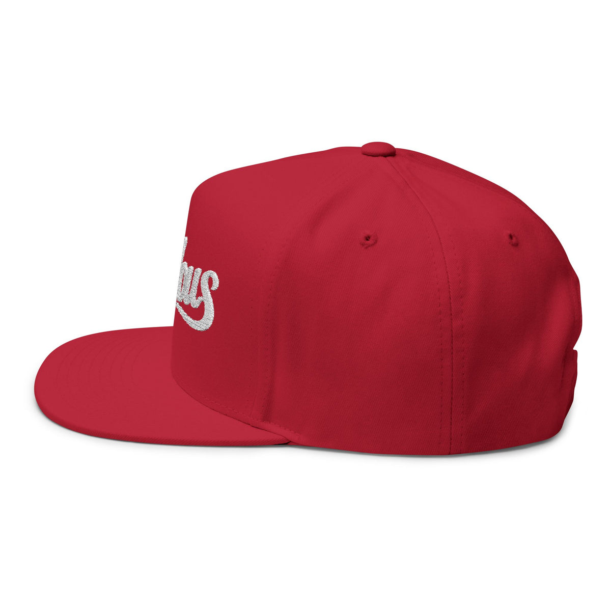Zealous Embroidered Flat Bill Cap