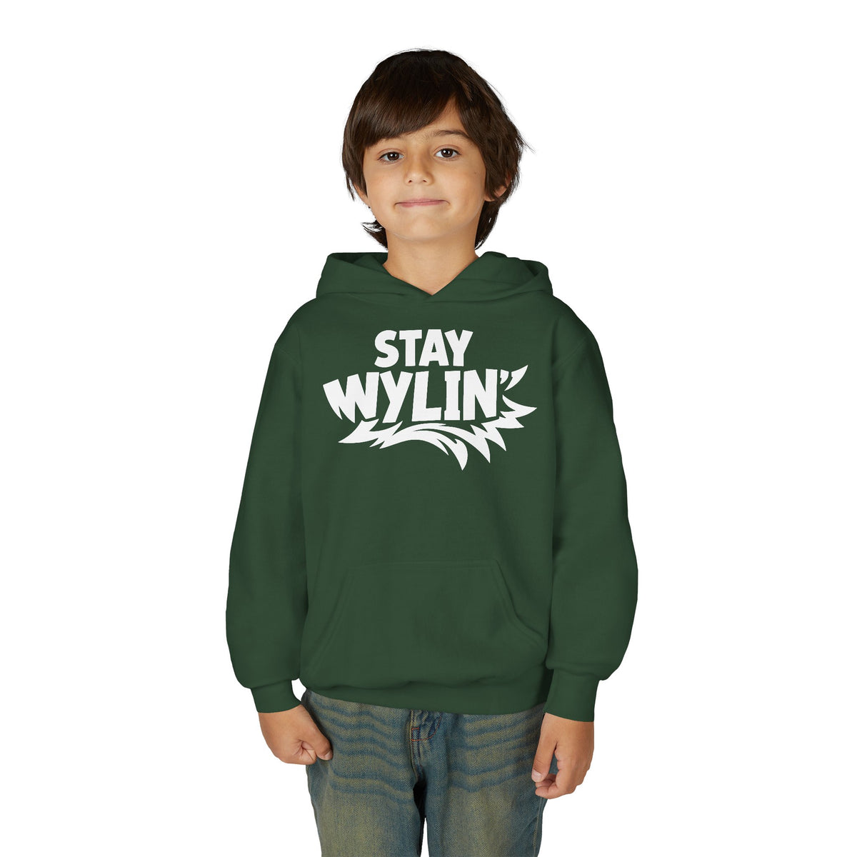 Stay Wylin' Youth Heavy Blend Hooded Sweatshirt