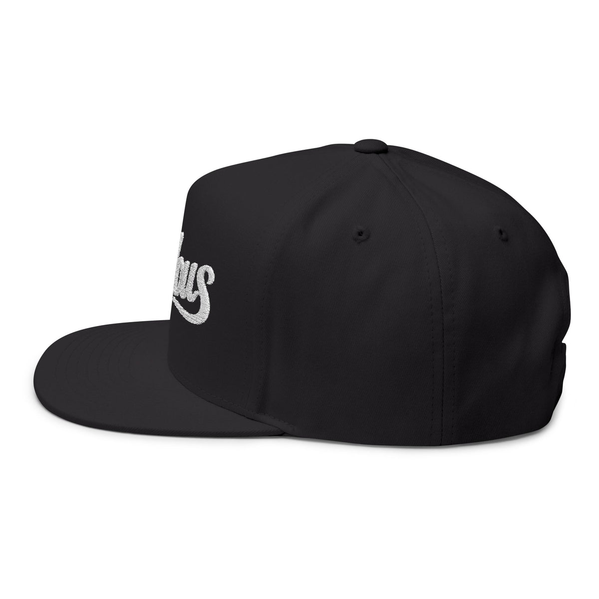 Zealous Embroidered Flat Bill Cap