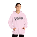 Zealous Cozy Hooded Sweatshirt — Unisex Cotton-Poly Blend