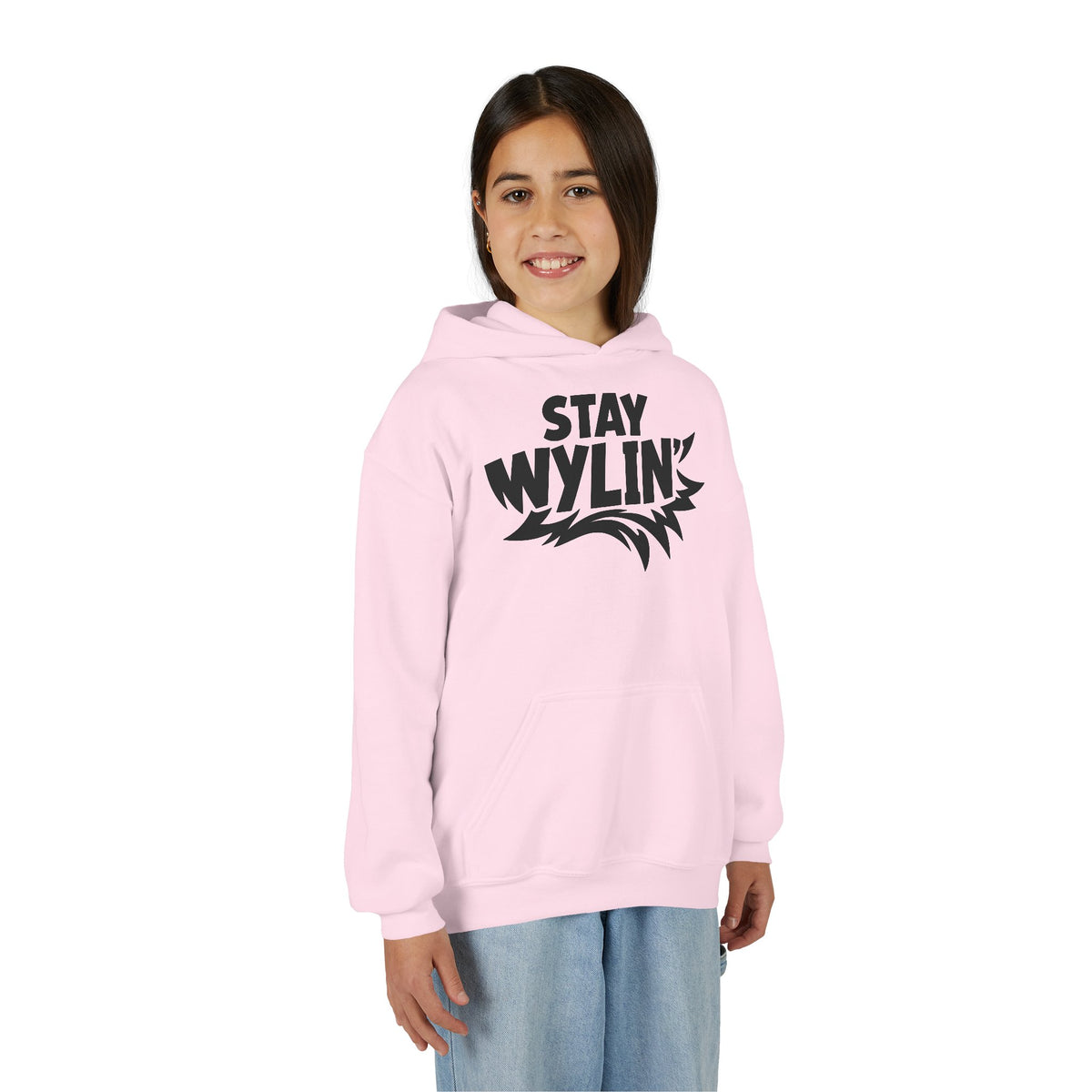Stay Wylin' Youth Heavy Blend Hooded Sweatshirt