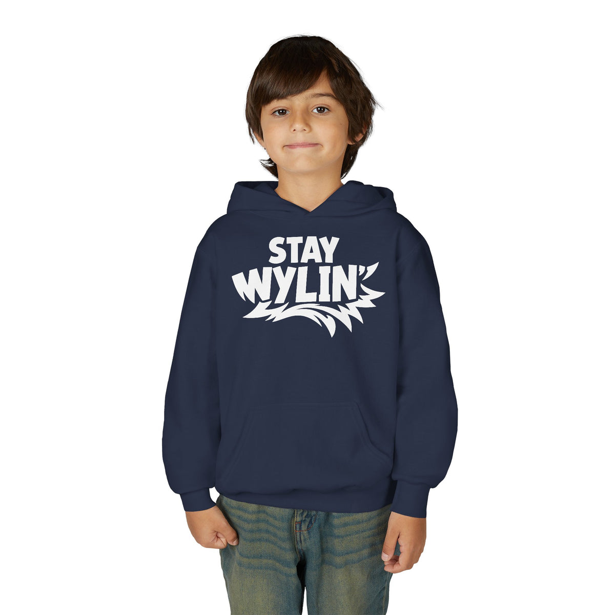 Stay Wylin' Youth Heavy Blend Hooded Sweatshirt