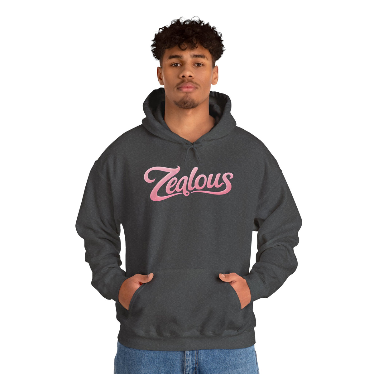 Zealous Cozy Hooded Sweatshirt — Unisex Cotton-Poly Blend