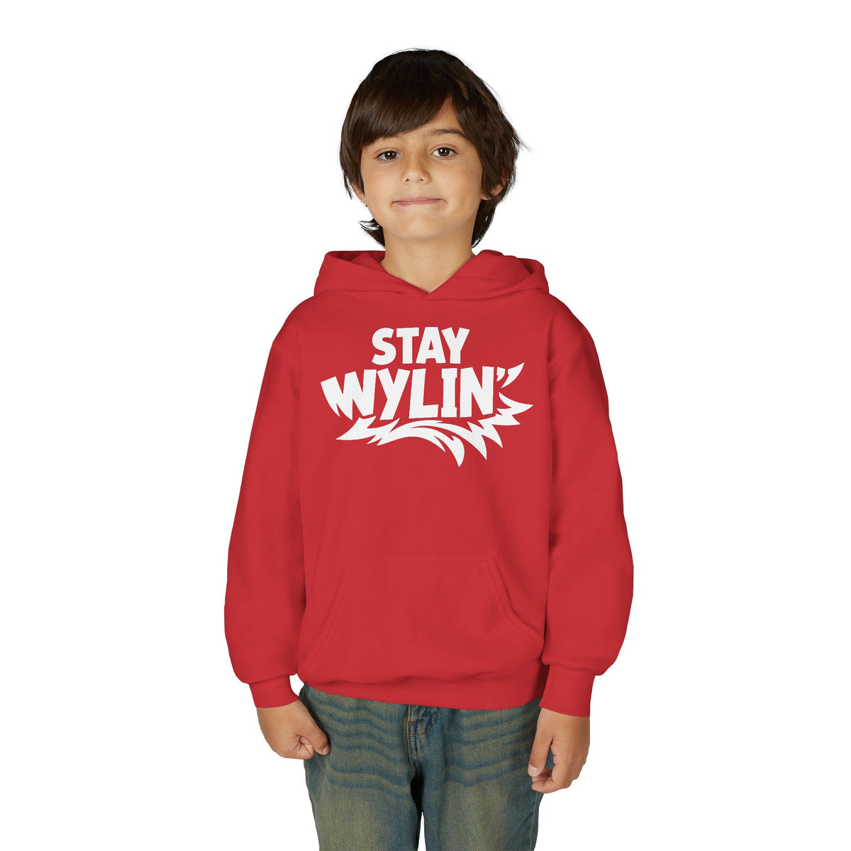 Stay Wylin' Youth Heavy Blend Hooded Sweatshirt