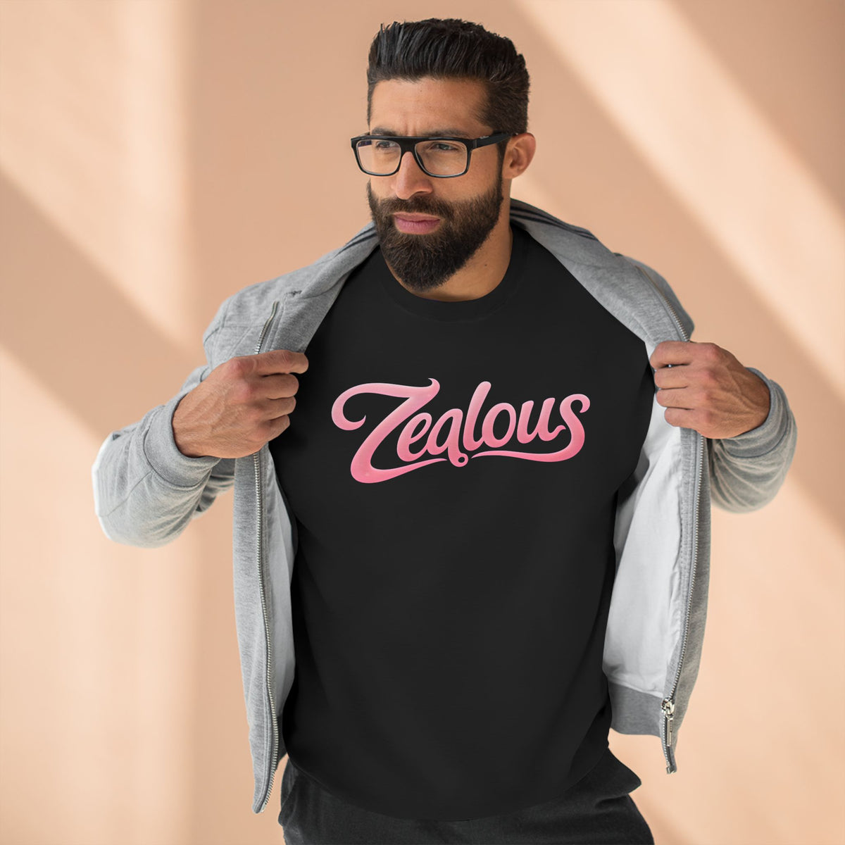 Zealous Crewneck Sweatshirt — Premium Unisex Fleece, Warm & Durable