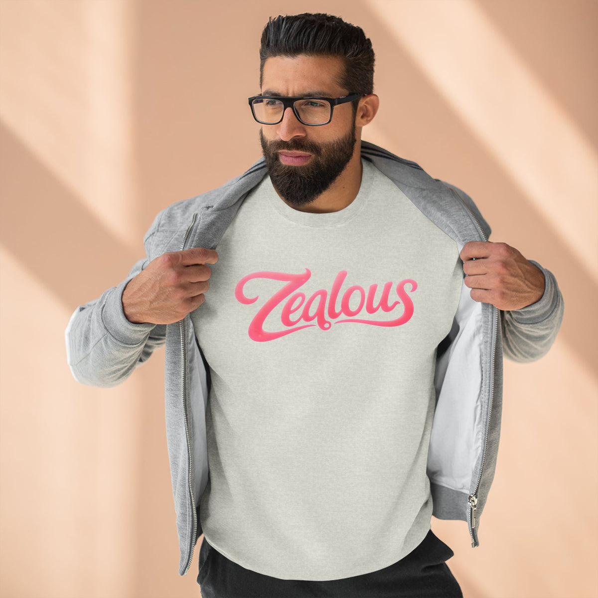 Zealous Crewneck Sweatshirt — Premium Unisex Fleece, Warm & Durable