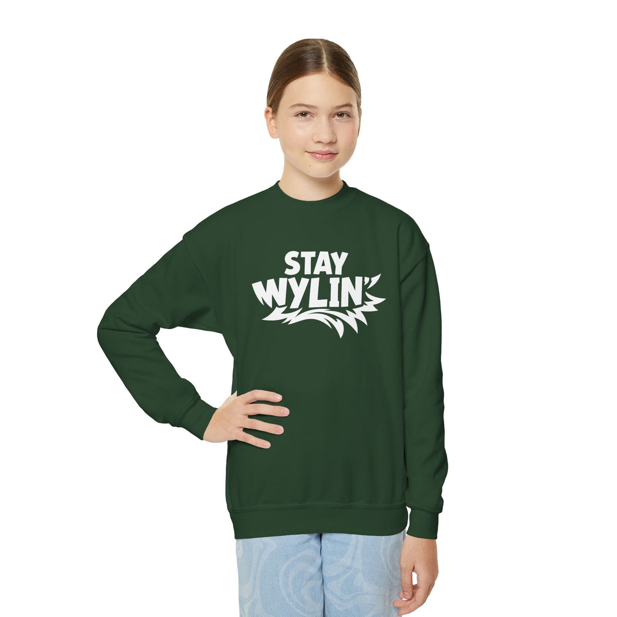 Stay Wylin' Youth Crewneck Sweatshirt
