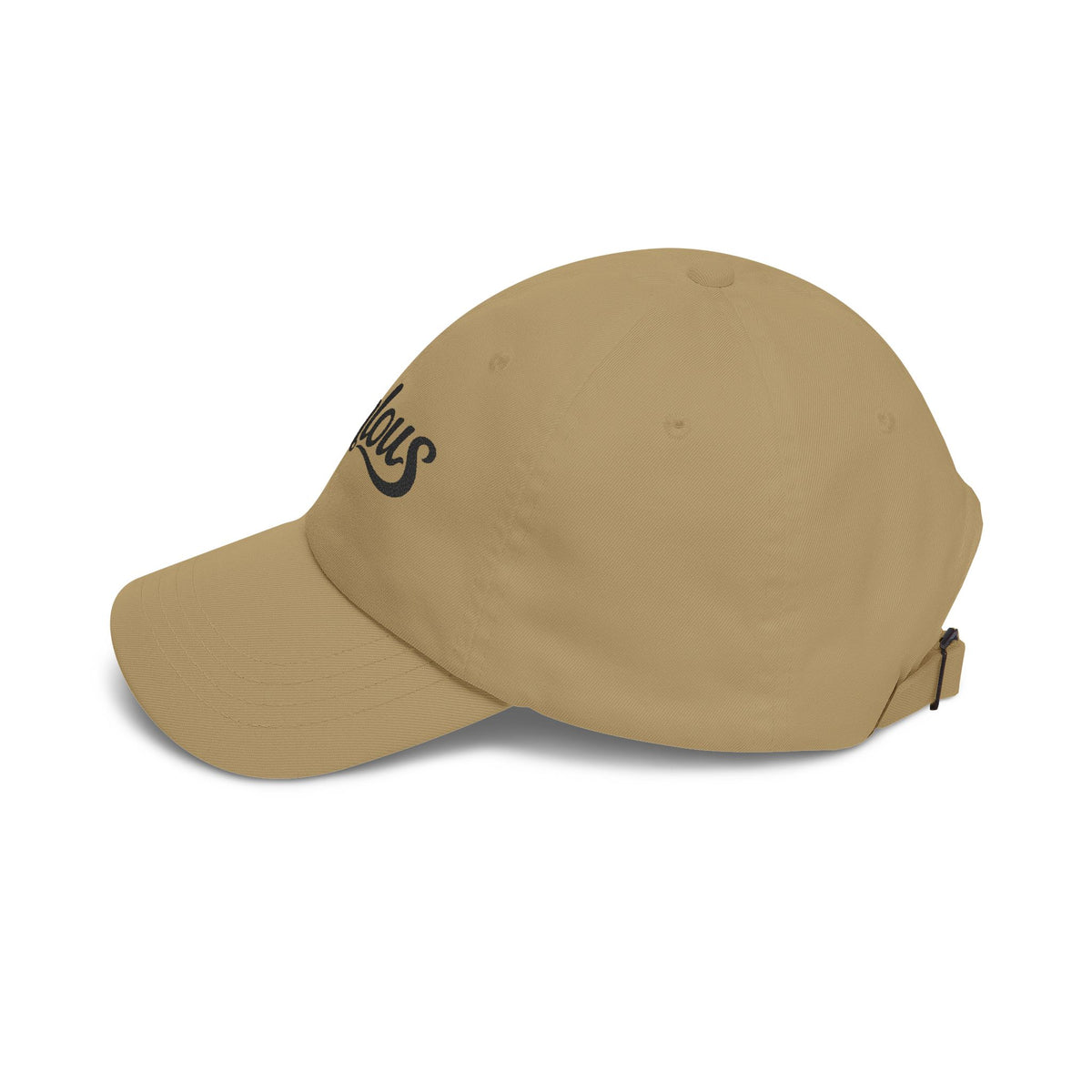 Zealous Classic Dad Cap — Vintage Brass Closure Cotton Baseball Hat