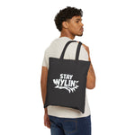Stay Wylin' Cotton Canvas Tote Bag