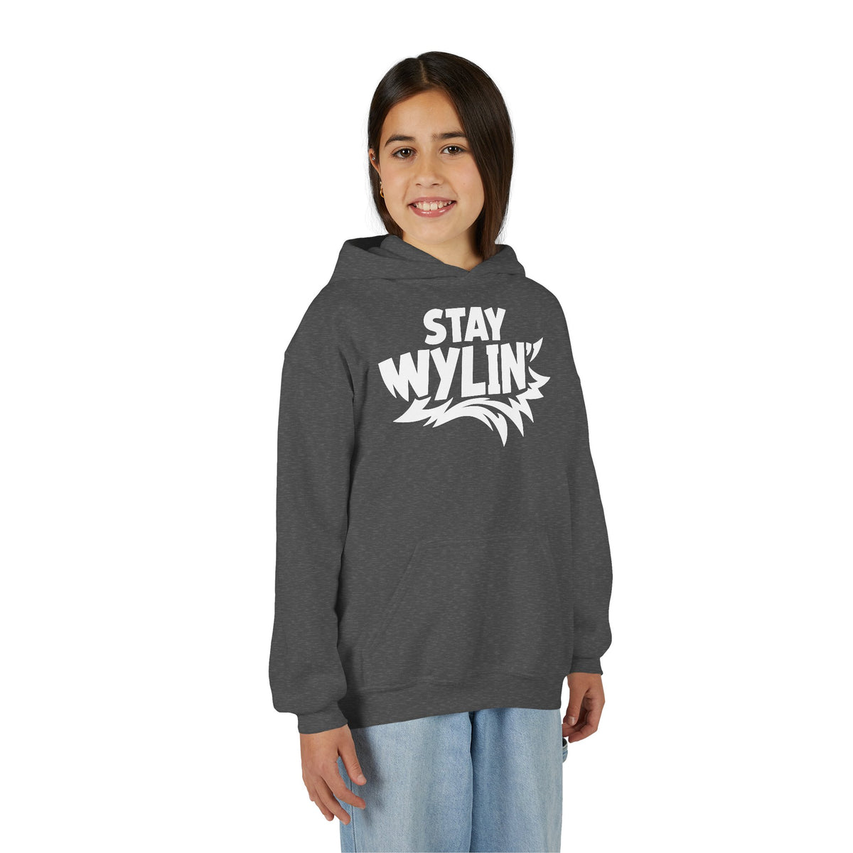 Stay Wylin' Youth Heavy Blend Hooded Sweatshirt