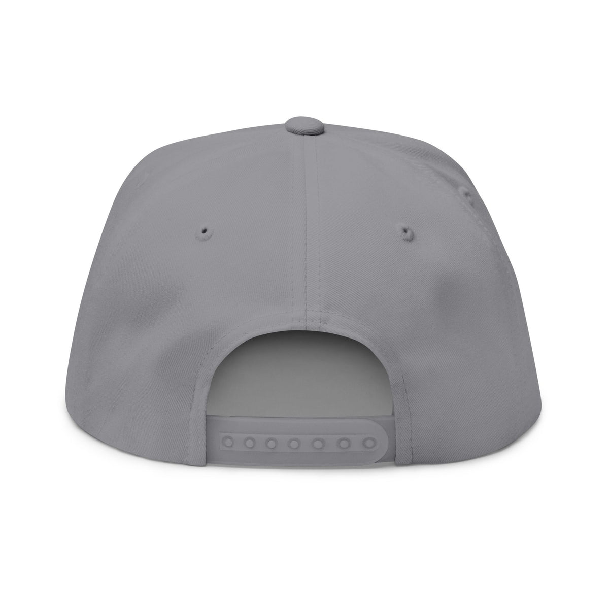 Zealous Embroidered Flat Bill Cap (Black)