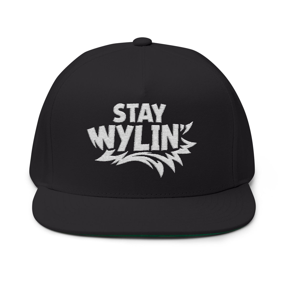 Stay Wylin' Flat Bill Cap (Embroidery)
