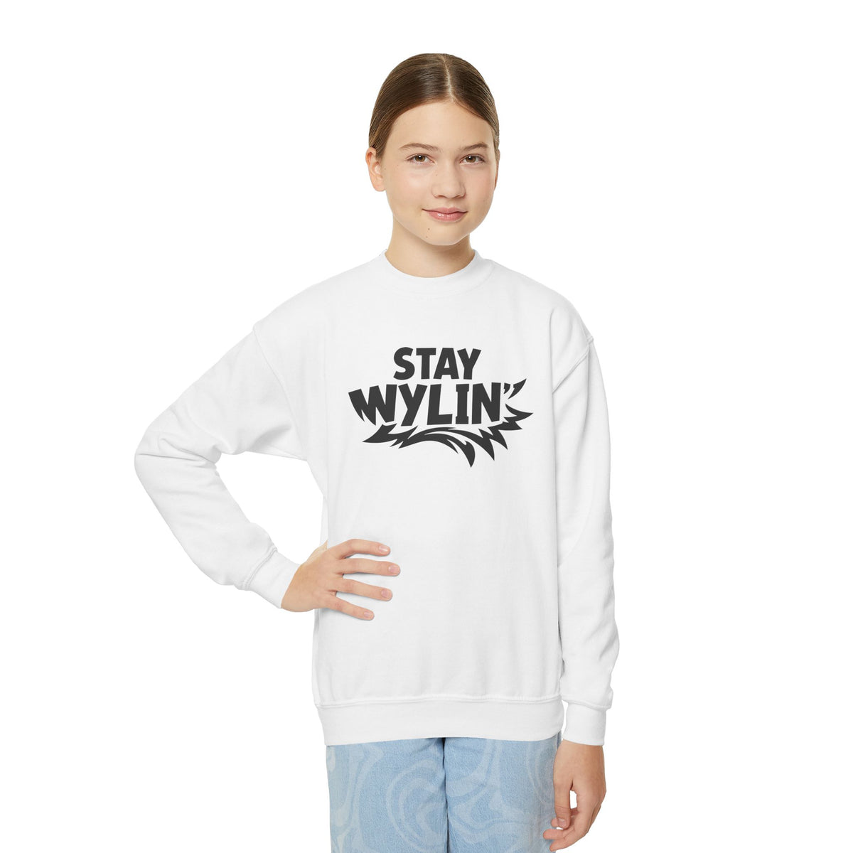 Stay Wylin' Youth Crewneck Sweatshirt