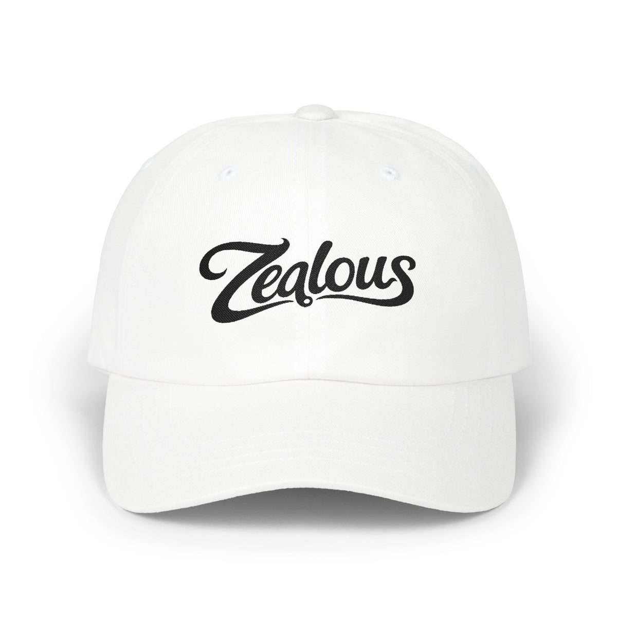 Zealous Classic Dad Cap — Vintage Brass Closure Cotton Baseball Hat