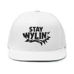 Stay Wylin' Flat Bill Cap (Black Embroidery)