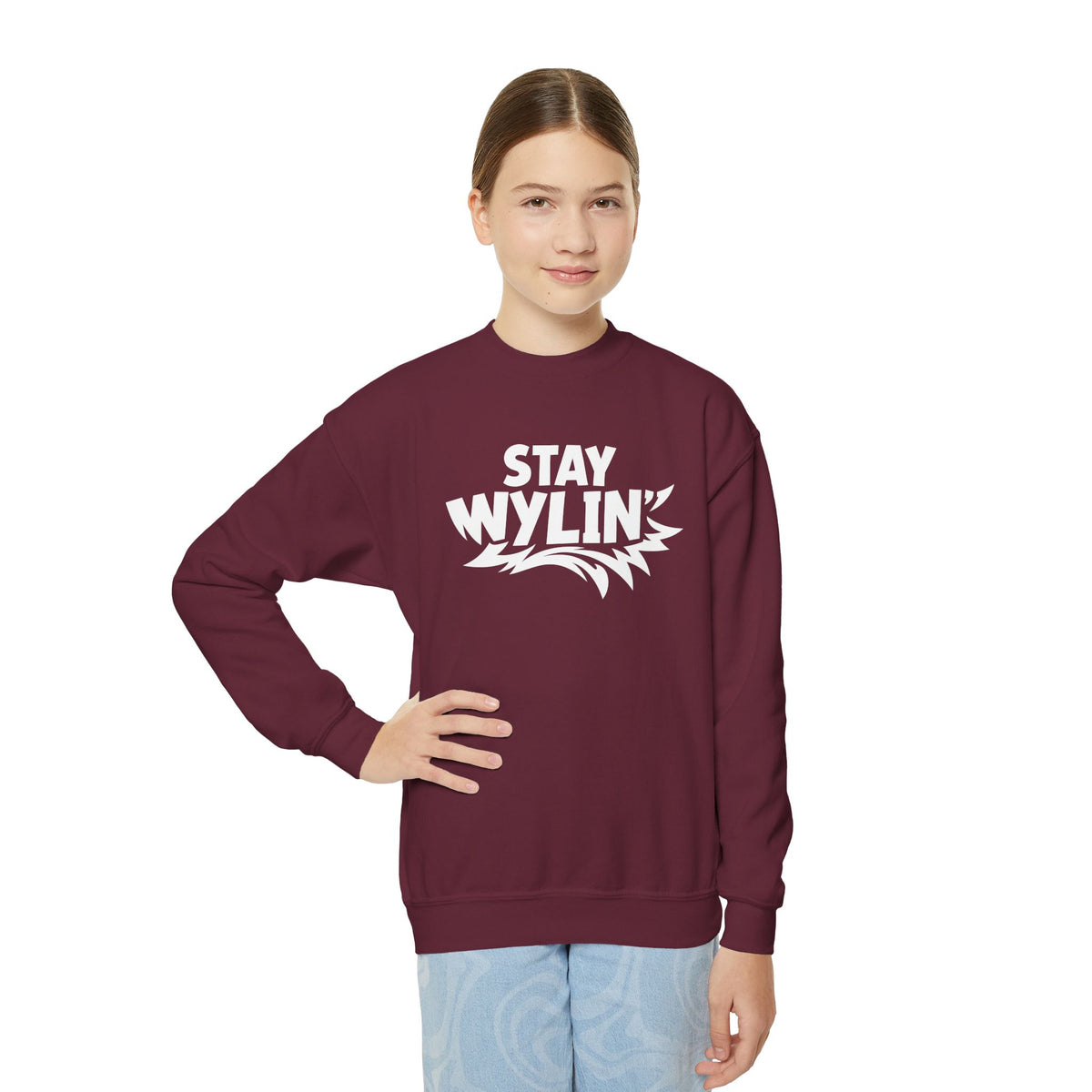 Stay Wylin' Youth Crewneck Sweatshirt