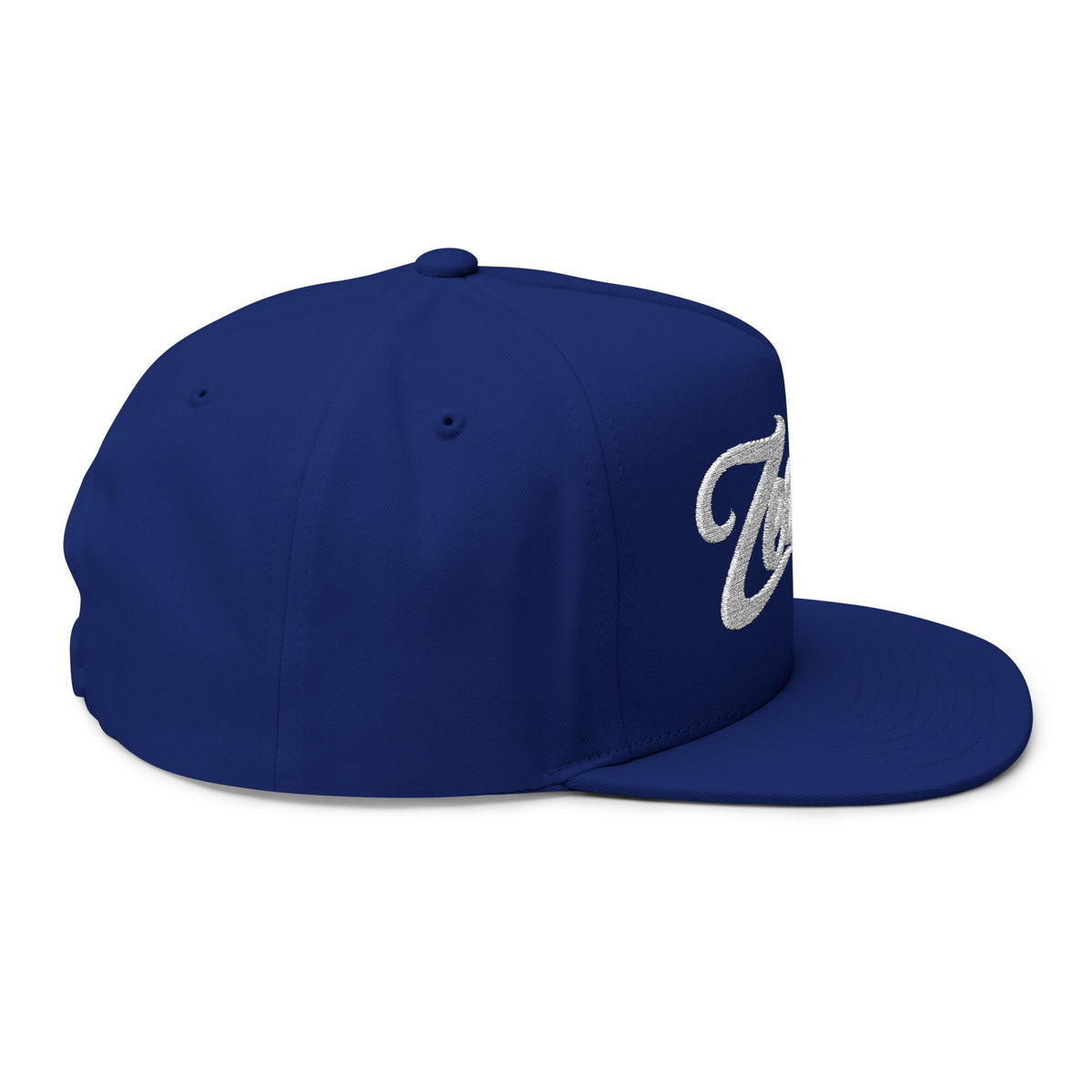 Zealous Embroidered Flat Bill Cap