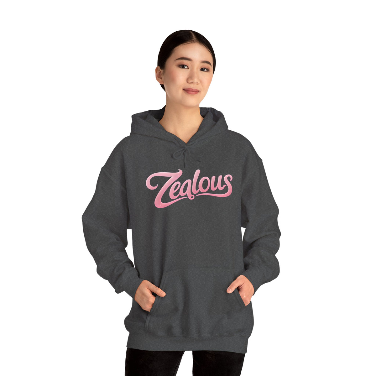 Zealous Cozy Hooded Sweatshirt — Unisex Cotton-Poly Blend