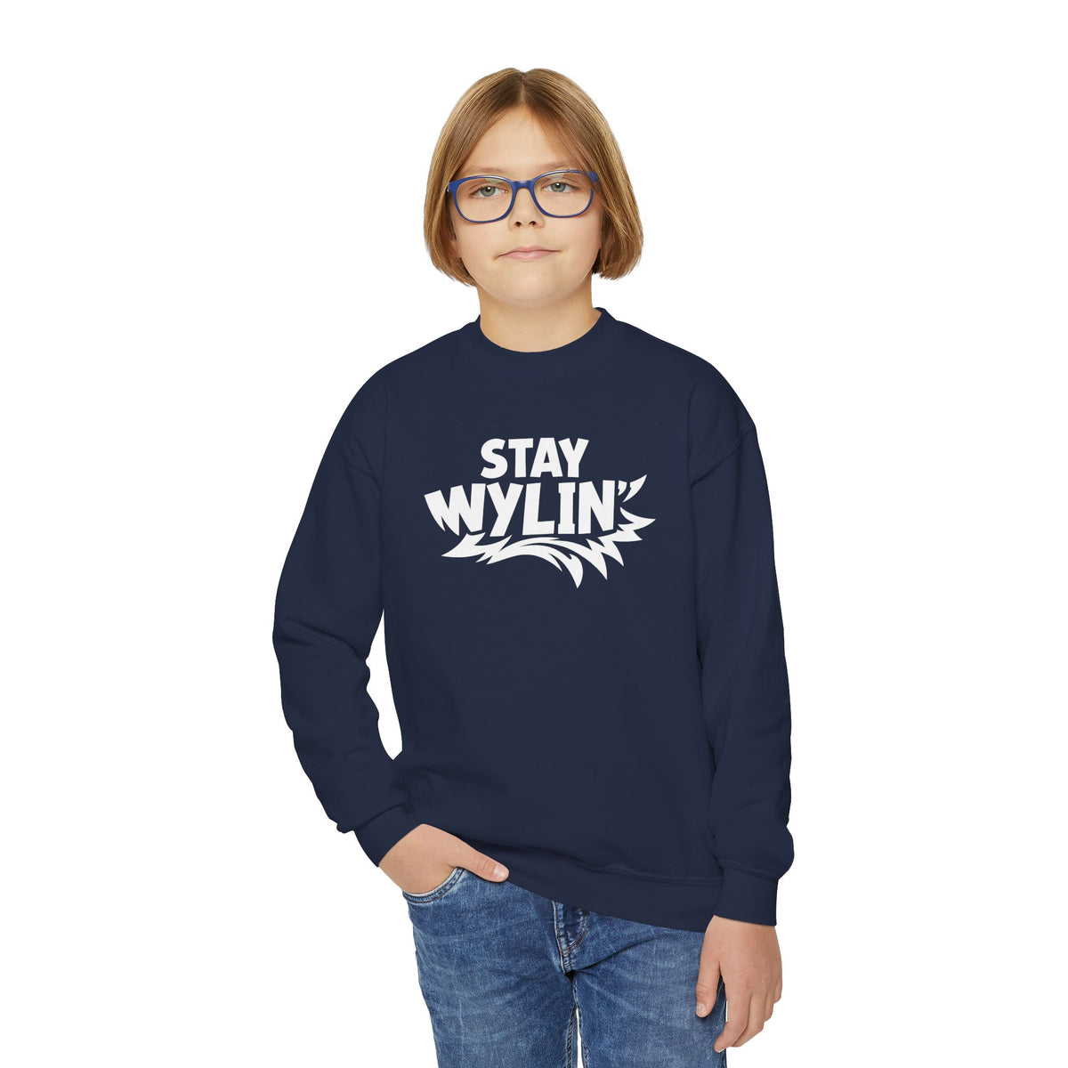 Stay Wylin' Youth Crewneck Sweatshirt
