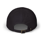 Zealous Classic Dad Cap — Vintage Brass Closure Cotton Baseball Hat (White)