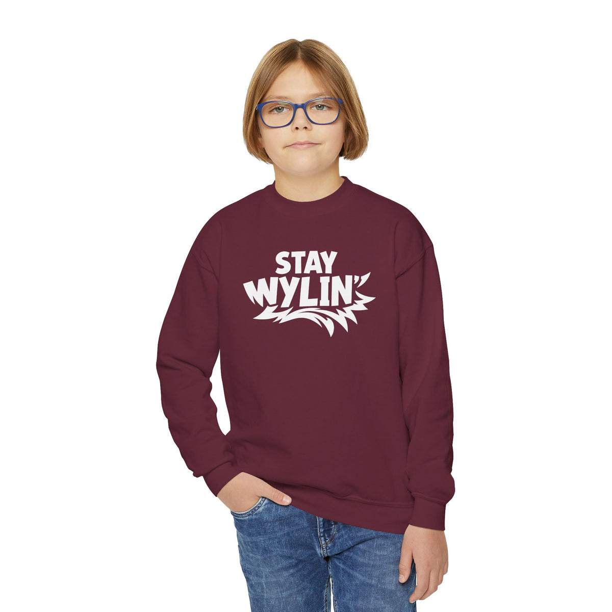 Stay Wylin' Youth Crewneck Sweatshirt