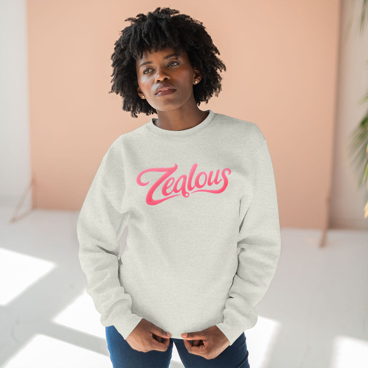 Zealous Crewneck Sweatshirt — Premium Unisex Fleece, Warm & Durable