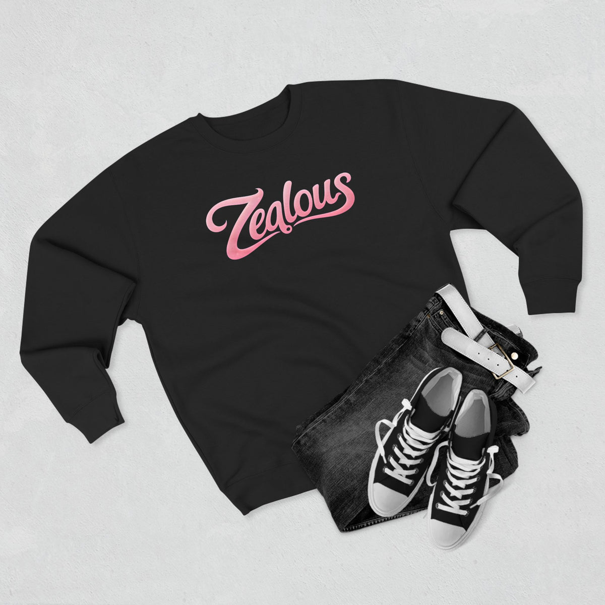 Zealous Crewneck Sweatshirt — Premium Unisex Fleece, Warm & Durable