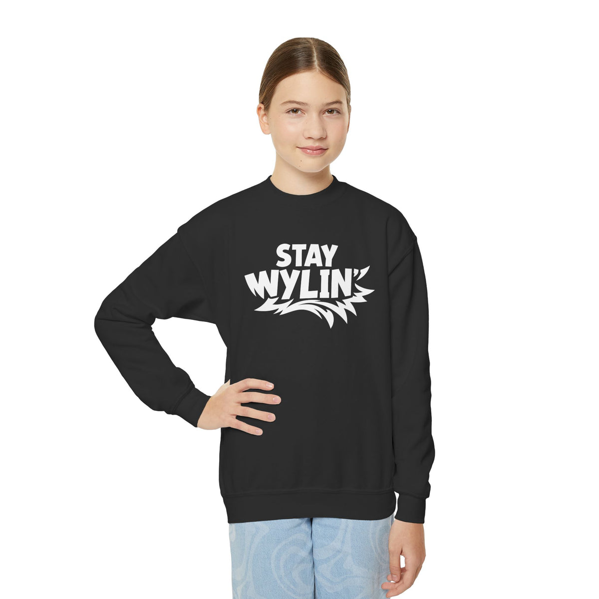 Stay Wylin' Youth Crewneck Sweatshirt