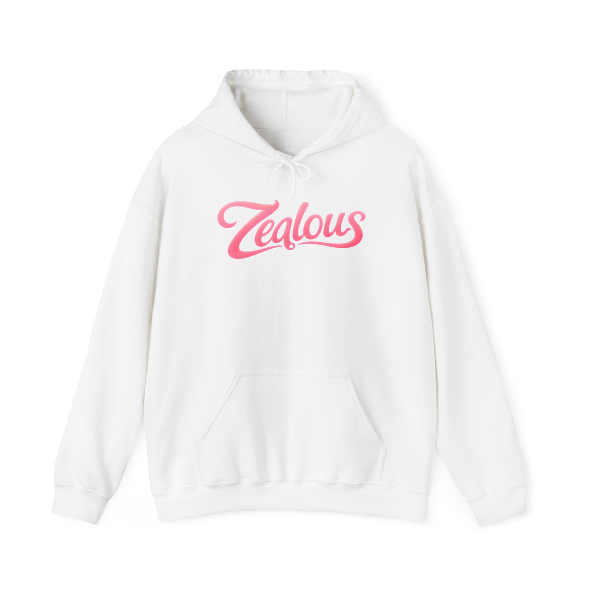 Zealous Cozy Hooded Sweatshirt — Unisex Cotton-Poly Blend