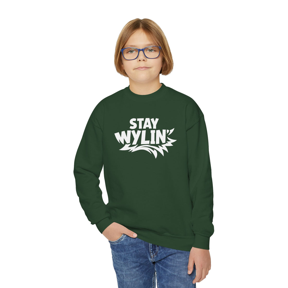 Stay Wylin' Youth Crewneck Sweatshirt