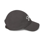Zealous Classic Dad Cap — Vintage Brass Closure Cotton Baseball Hat (White)