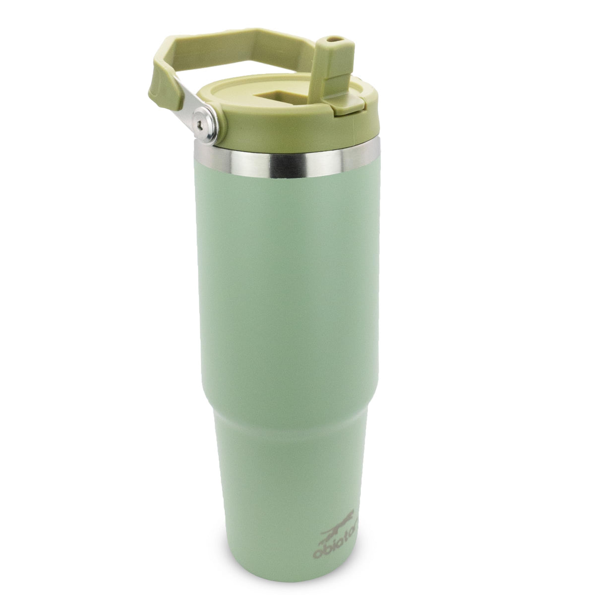 Obiatar 30 oz Tumbler with Handle | Insulated Tumbler with 100% Leak-Proof Lid and Straw | Stainless Steel Vacuum Water Bottle Travel Mug | Keeps Cold & Hot Drink