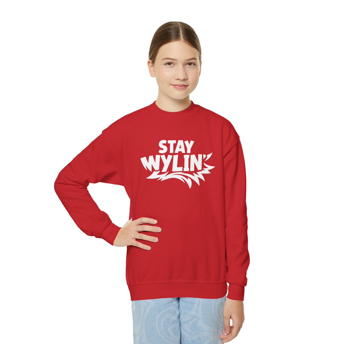 Stay Wylin' Youth Crewneck Sweatshirt