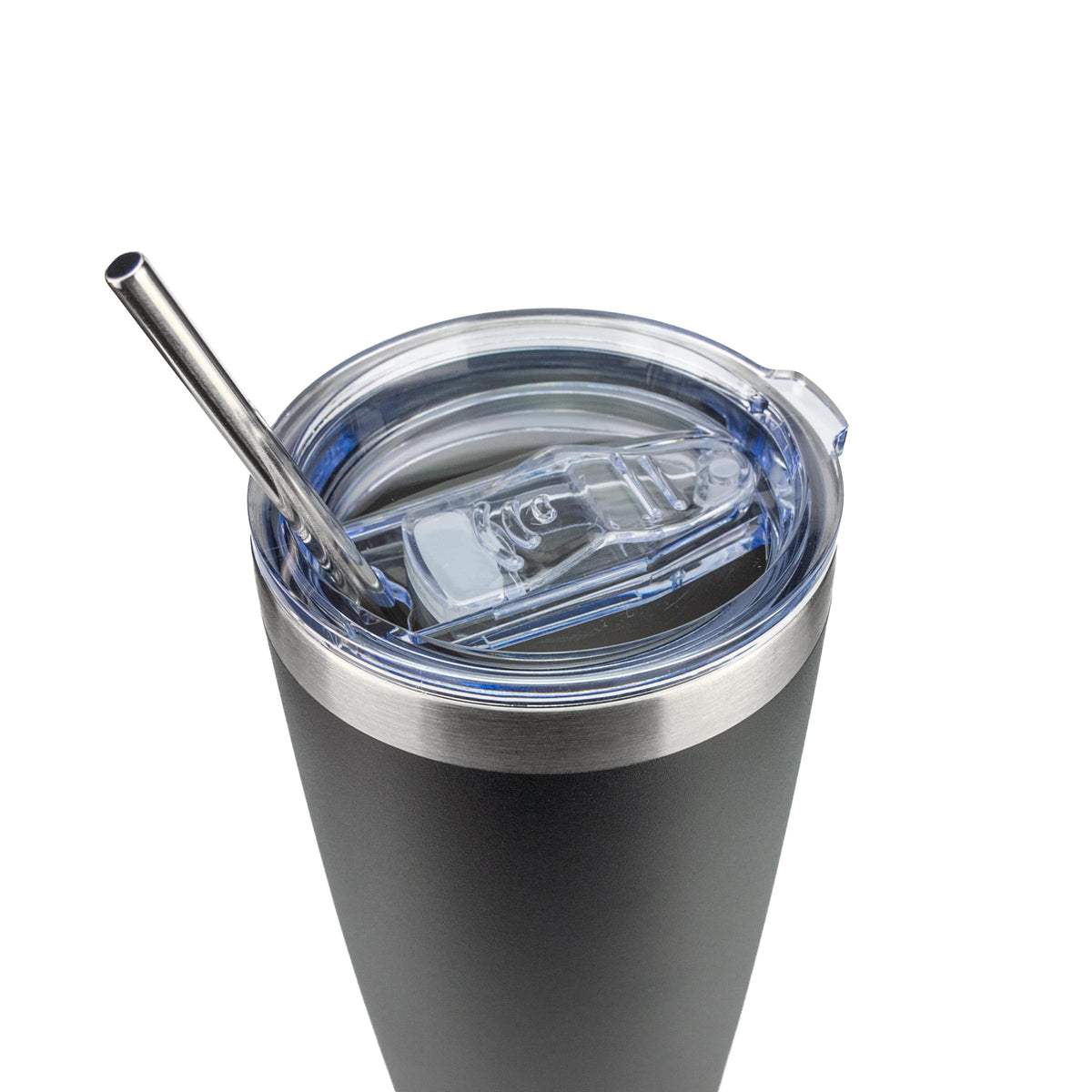 Obiatar 20oz Stainless Steel Tumbler With Lid & 2 Straws | Double-Wall Vacumm Insulated Cup for Cold & hot Drink (Copy)