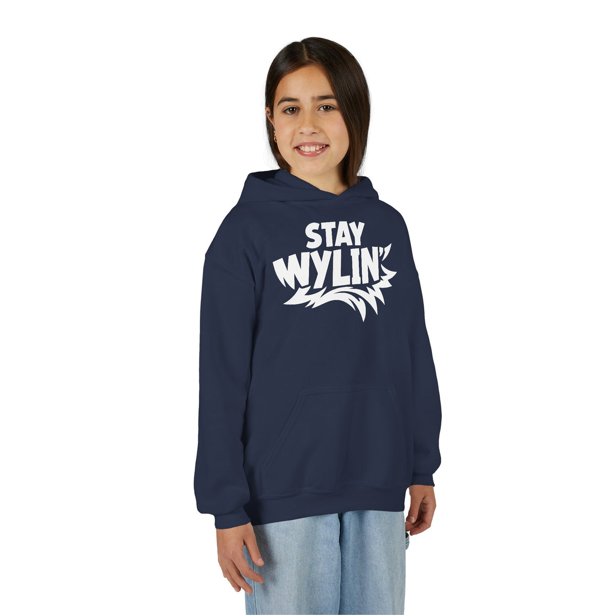 Stay Wylin' Youth Heavy Blend Hooded Sweatshirt