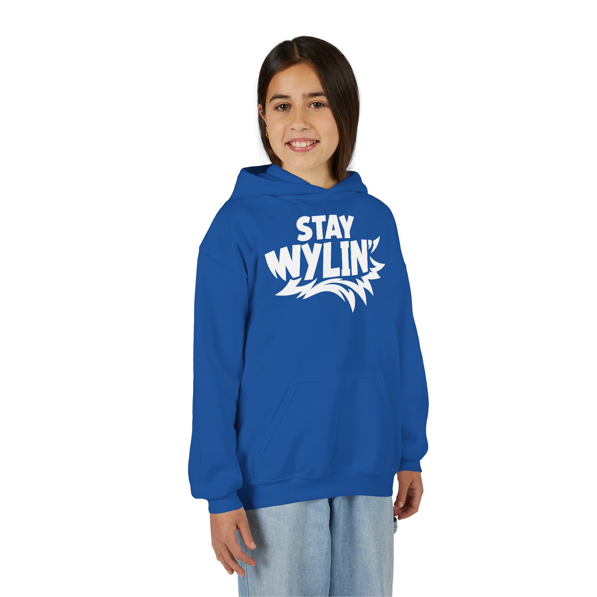 Stay Wylin' Youth Heavy Blend Hooded Sweatshirt
