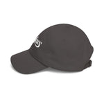 Zealous Classic Dad Cap — Vintage Brass Closure Cotton Baseball Hat (White)