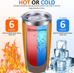Obiatar 20oz Stainless Steel Tumbler With Lid & 2 Straws | Double-Wall Vacumm Insulated Cup for Cold & hot Drink (Copy)