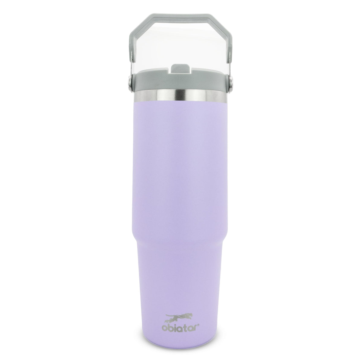 Obiatar 30 oz Tumbler with Handle | Insulated Tumbler with 100% Leak-Proof Lid and Straw | Stainless Steel Vacuum Water Bottle Travel Mug | Keeps Cold & Hot Drink