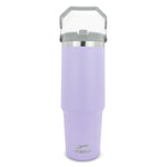 Obiatar 30 oz Tumbler with Handle | Insulated Tumbler with 100% Leak-Proof Lid and Straw | Stainless Steel Vacuum Water Bottle Travel Mug | Keeps Cold & Hot Drink