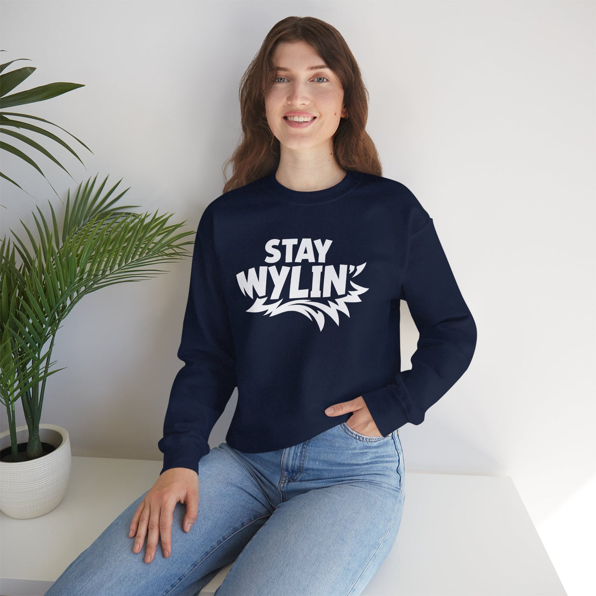 Stay Wylin' Unisex Heavy Blend™ Crewneck Sweatshirt