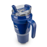 Obiatar 40oz Insulated Tumbler with Handle, Stainless Steel, Double Wall Vacuum Sealed, Leak-Proof Straw Lid