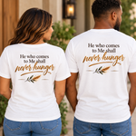 Bread of Life Christian T-Shirt – Unisex John 6:35 Faith-Based Graphic Tee