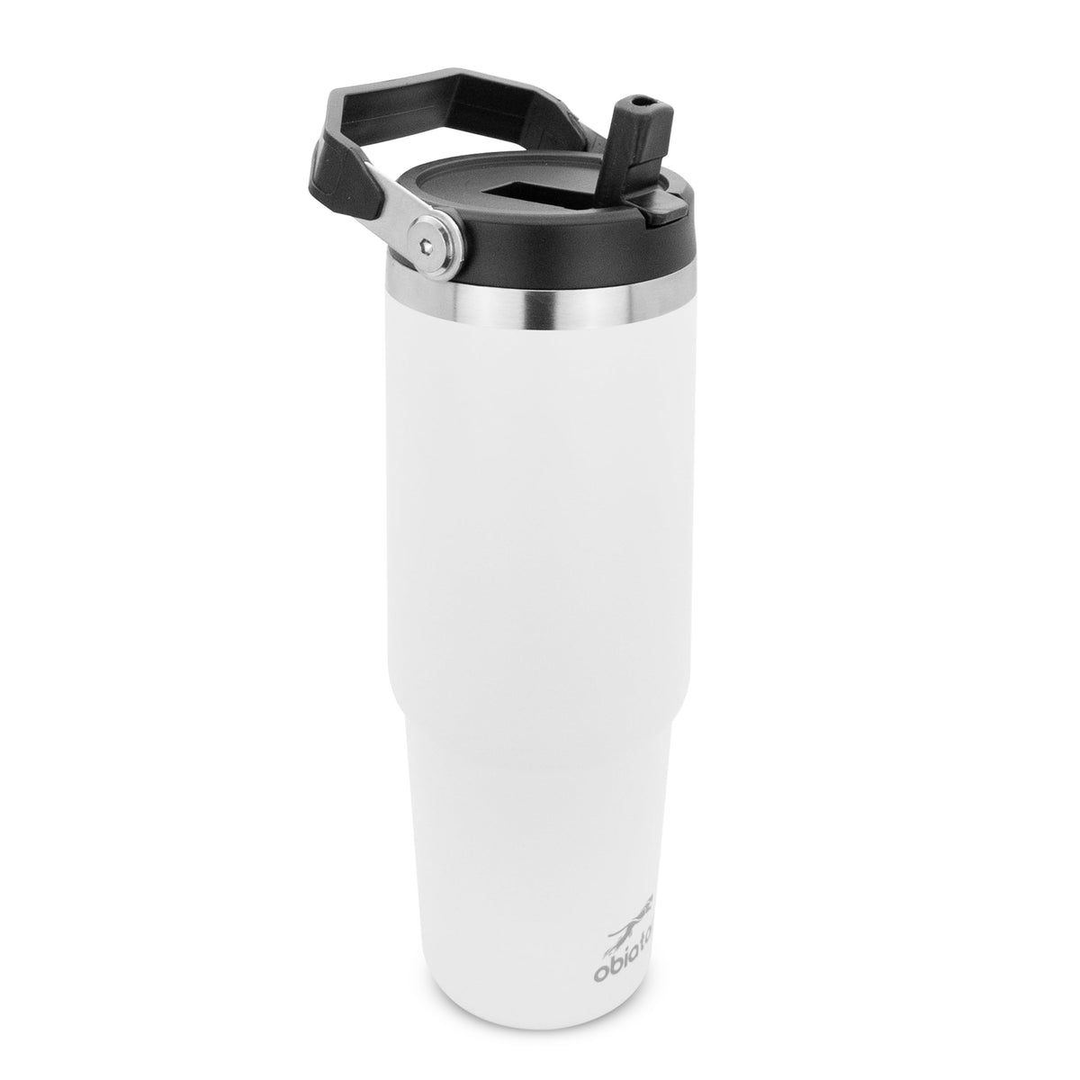 Obiatar 30 oz Tumbler with Handle | Insulated Tumbler with 100% Leak-Proof Lid and Straw | Stainless Steel Vacuum Water Bottle Travel Mug | Keeps Cold & Hot Drink