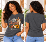 Created for a Purpose – Premium Christian Unisex Graphic Tee