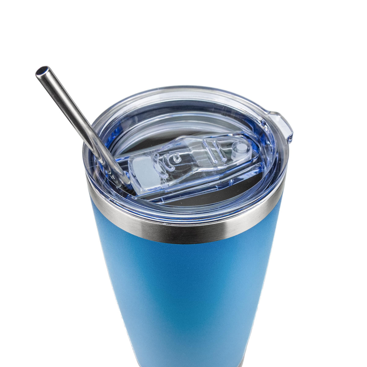 Obiatar 20oz Stainless Steel Tumbler With Lid & 2 Straws | Double-Wall Vacumm Insulated Cup for Cold & hot Drink (Copy)