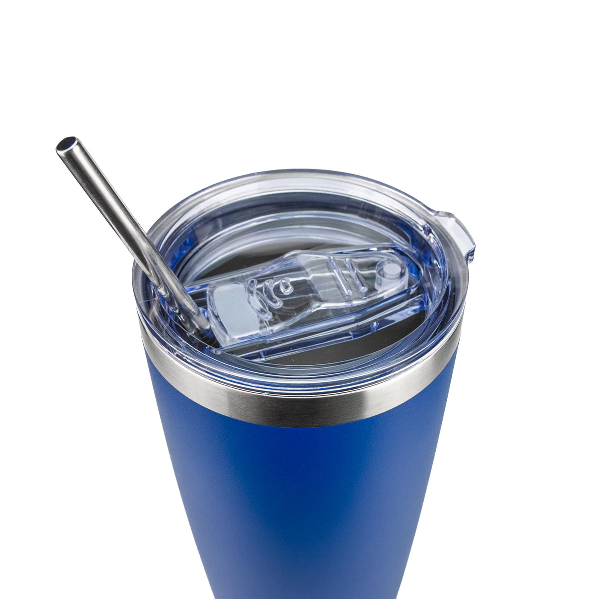 Obiatar 20oz Stainless Steel Tumbler With Lid & 2 Straws | Double-Wall Vacumm Insulated Cup for Cold & hot Drink (Copy)