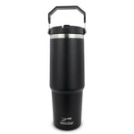 Obiatar 30 oz Tumbler with Handle | Insulated Tumbler with 100% Leak-Proof Lid and Straw | Stainless Steel Vacuum Water Bottle Travel Mug | Keeps Cold & Hot Drink