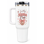 "In My Mama Era" 40oz Sublimation Tumbler | Leak-Proof Flip Straw & Stainless Steel Travel Mug