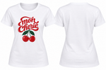 Women's Mon Chérie Cherry Graphic T-Shirt – Retro French Inspired Tee